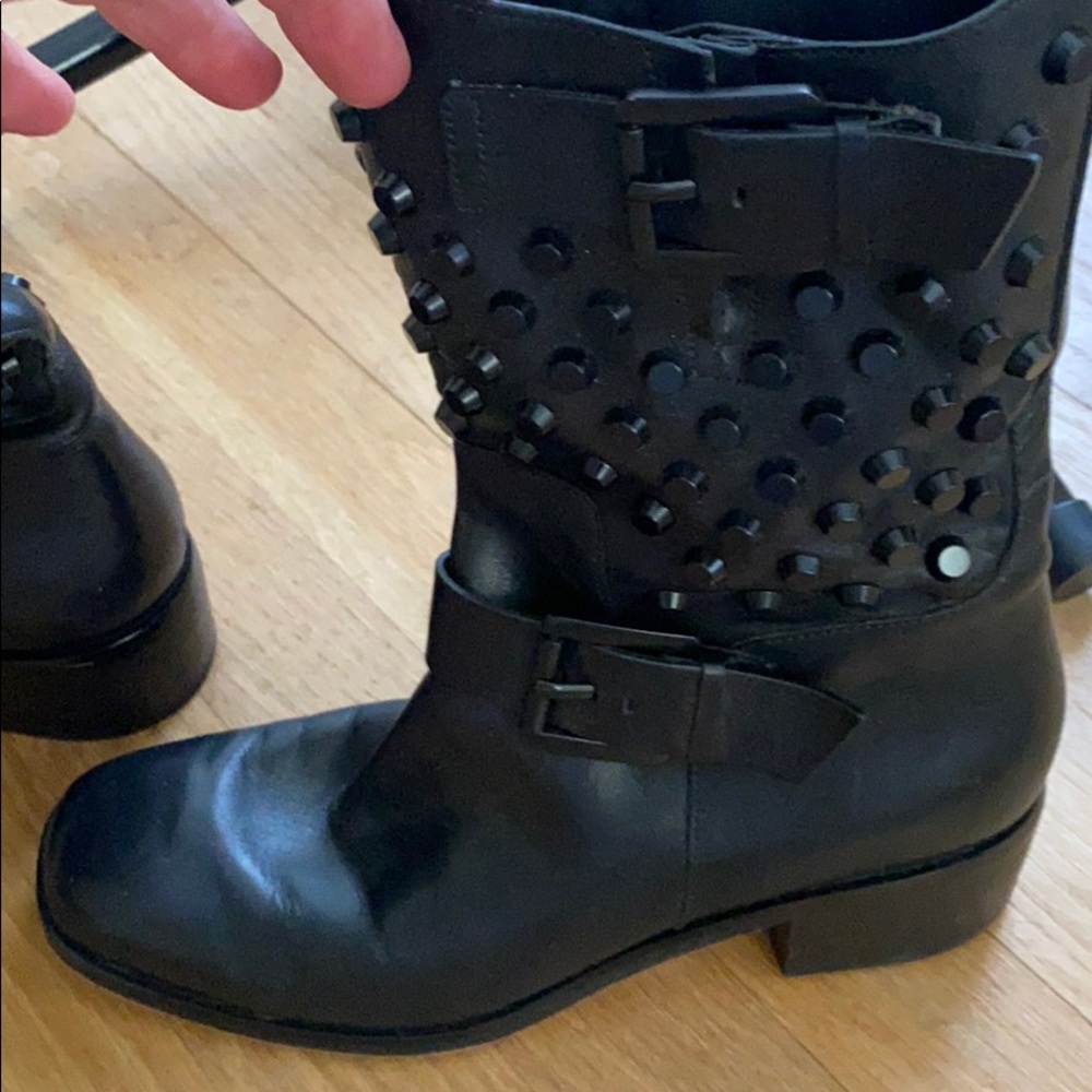Michael kors black stud  boots